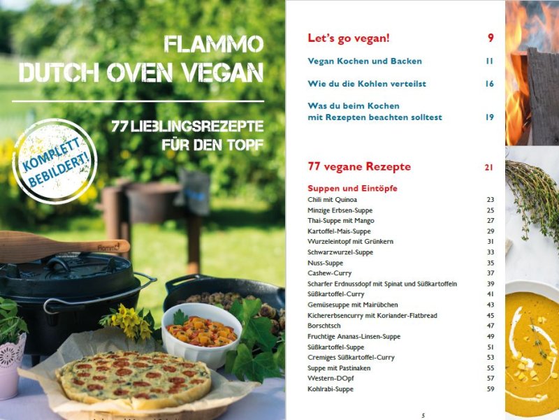 Dutch Oven Vegan - 77 Lieblingsrezepte für den Gusseisen Topf