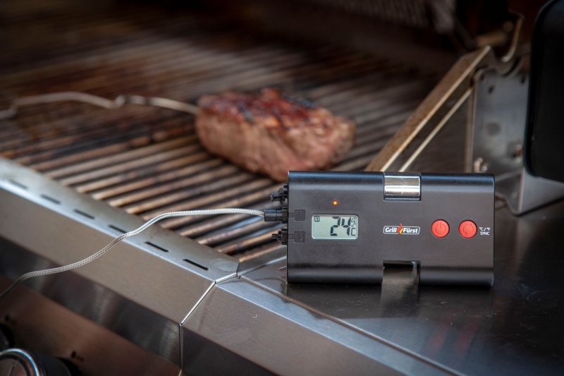 Grillfürst Funk-Thermometer / Grillthermometer / Grillgut Thermometer