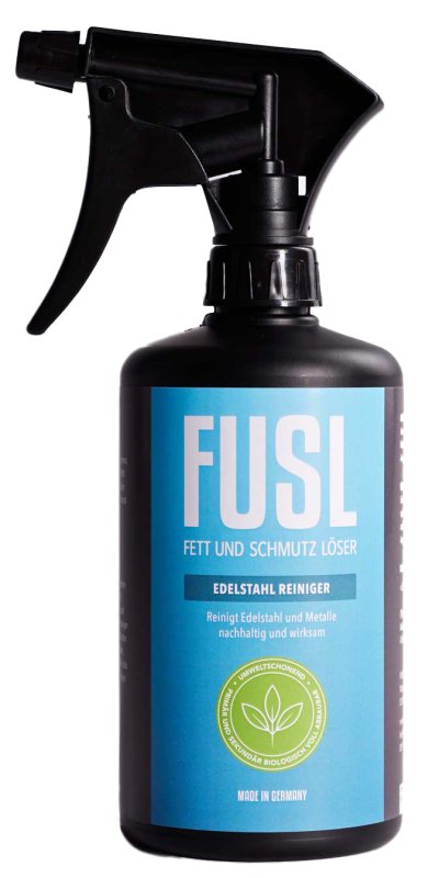 McBrikett FUSL Edelstahlreiniger / 500 ml Sprühflasche
