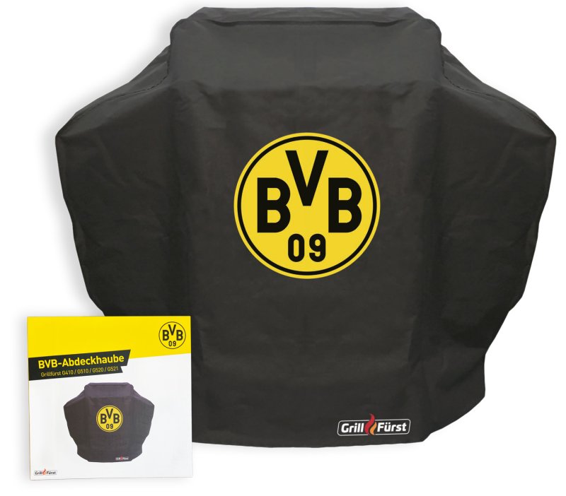 Grillfürst Abdeckhaube / Schutzhülle für Grillfürst G410 / G510 / G520 / G521 - Borussia Dortmund Edition