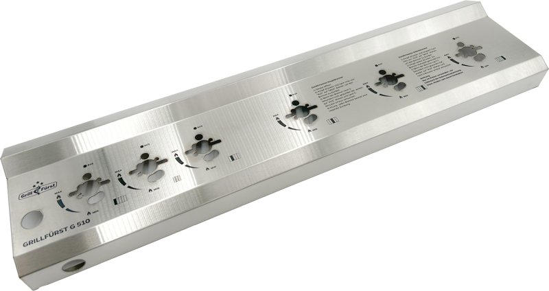 Grillfürst Ersatzteil: Bedienblende G510 / G510 Feuerwehrgrill