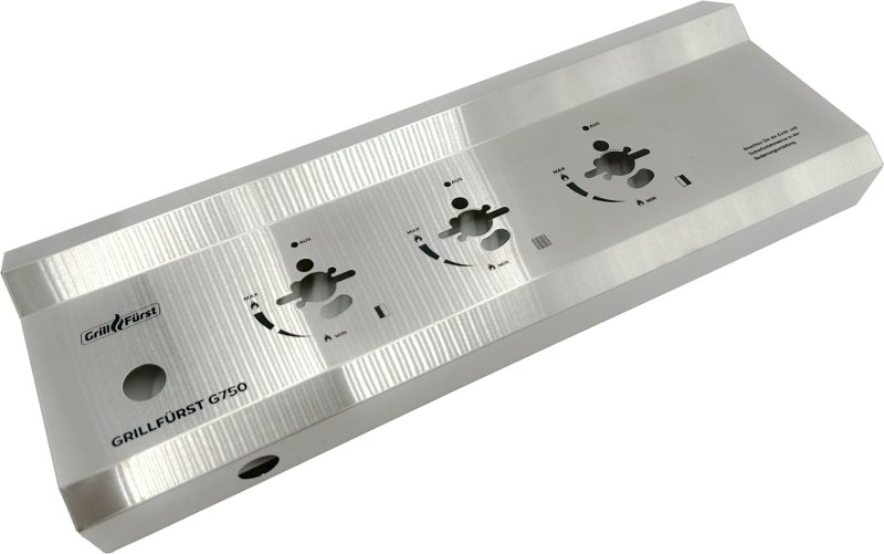 Grillfürst Ersatzteil: Bedienblende G750 - kleine Garkammer