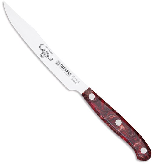 Giesser Premiumcut Steak No 1 Red Diamond Steakmesser, 12 cm Klinge