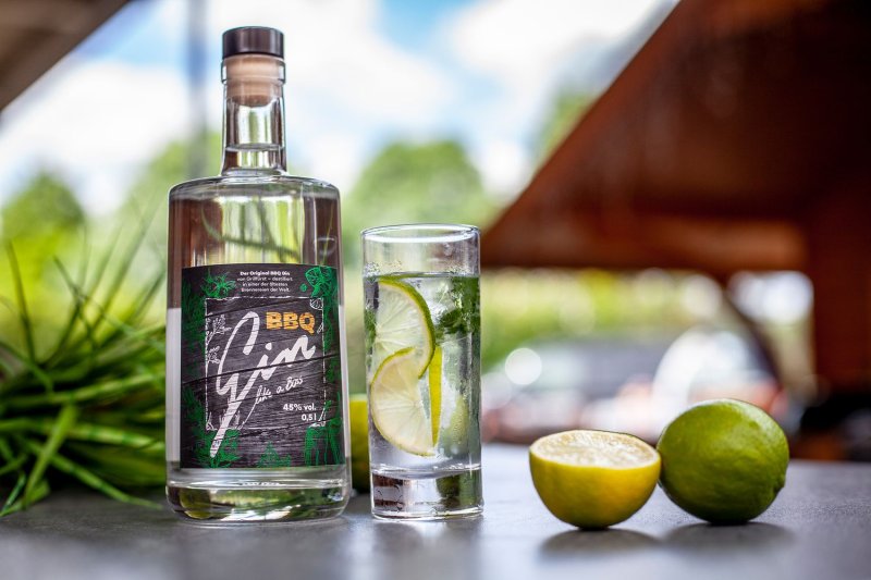 Grillfürst BBQ Gin - Gin like a Boss, 45 % vol. 0,5l