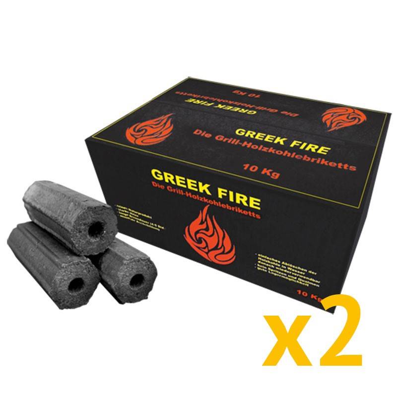 Greek Fire Holzkohlebriketts 20kg
