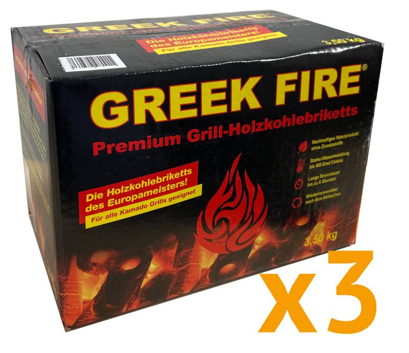 Greek Fire Holzkohlebriketts 10,5 kg