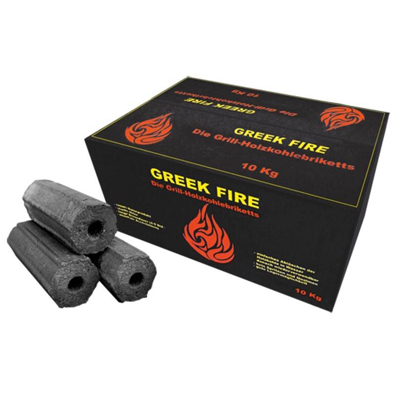 Greek Fire Holzkohlebriketts 10kg