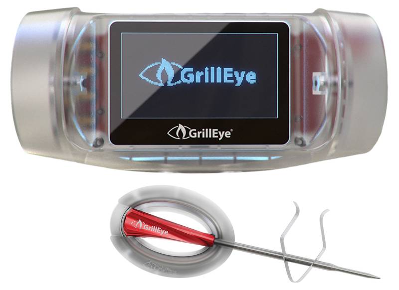 GrillEye MAX - Smart WiFi Grillthermometer mit Cloud Funktion - Intant-Thermometer +-0,1°C präzise ( Grill Eye ) - inkl. 1 IRIS Probe Temperaturfühler