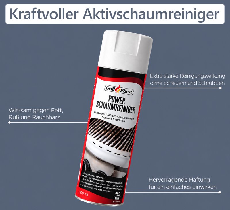 Grillfürst Grillreiniger-Set für Miele Dreams Outdoorküchen - Reiniger und Pflege Komplettset
