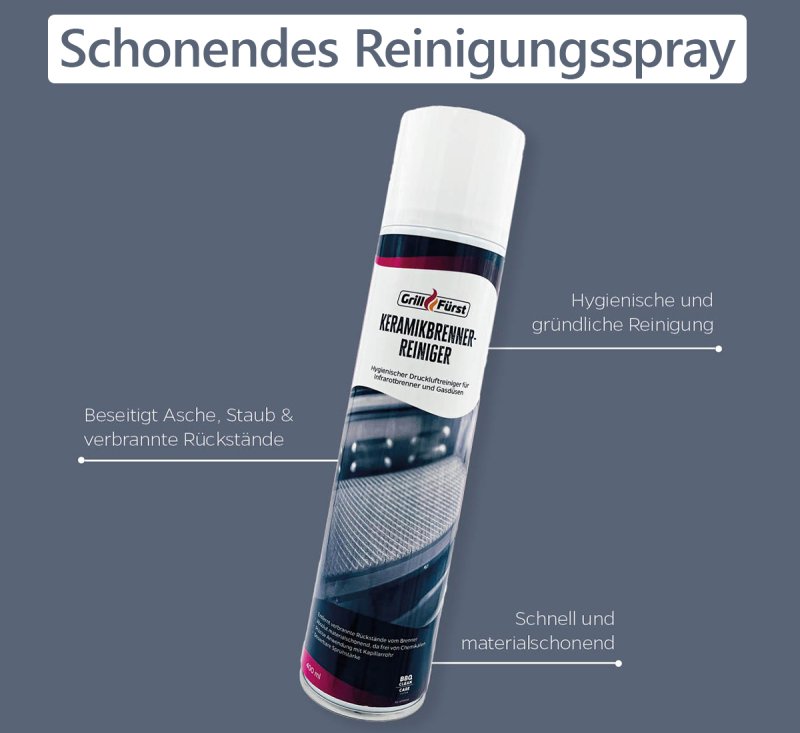 Grillfürst Grillreiniger-Set für Rösle Allflame, Epicflame und Blazeflame - Reiniger und Pflege Komplettset