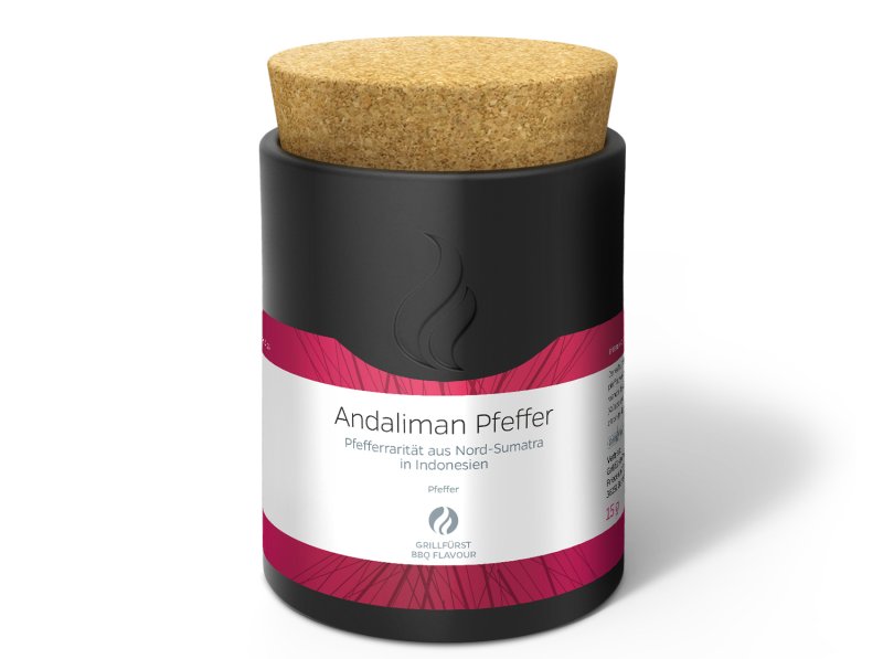 Grillfürst Andaliman Pfeffer - Keramikdose 15g
