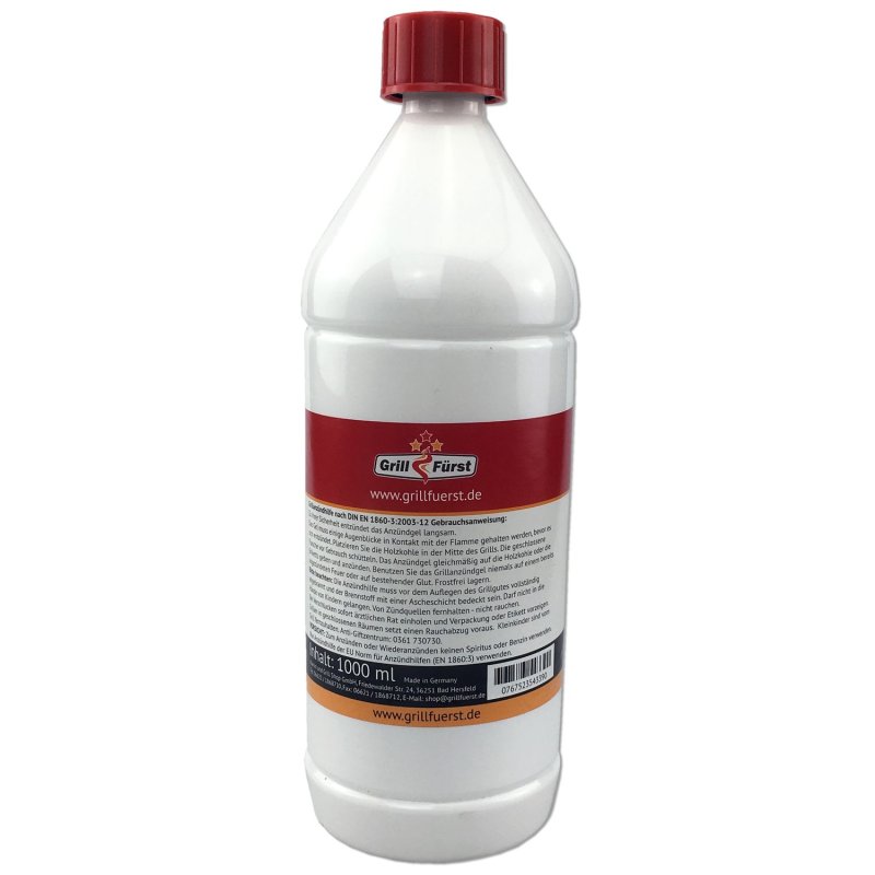 Grillfürst Anzündgel Karton, 6 x 1 Liter