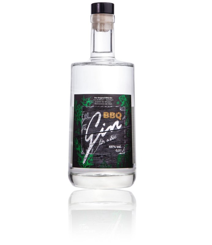 Grillfürst BBQ Gin - Gin like a Boss, 45 % vol. 0,5l