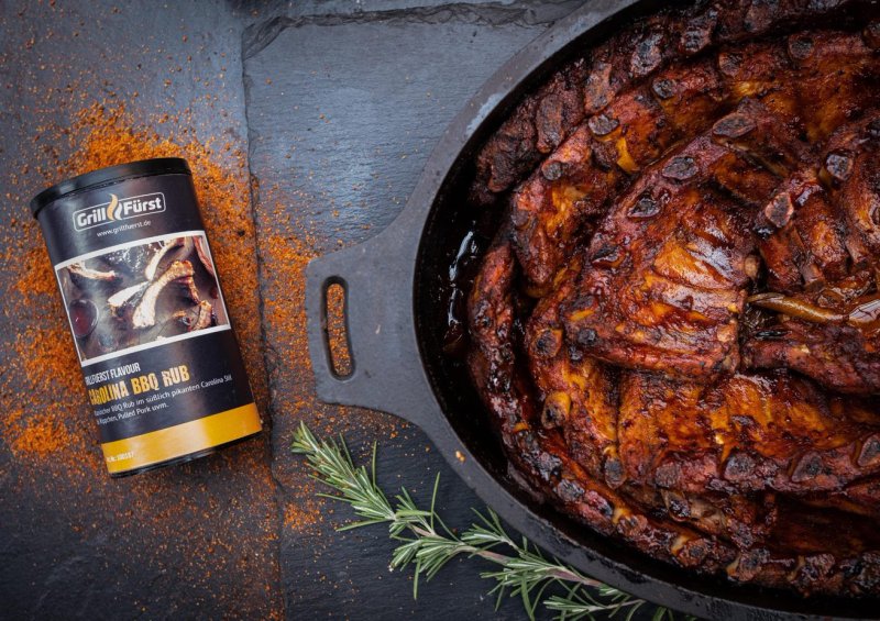 Grillfürst Carolina BBQ Rub im 300g Streuer
