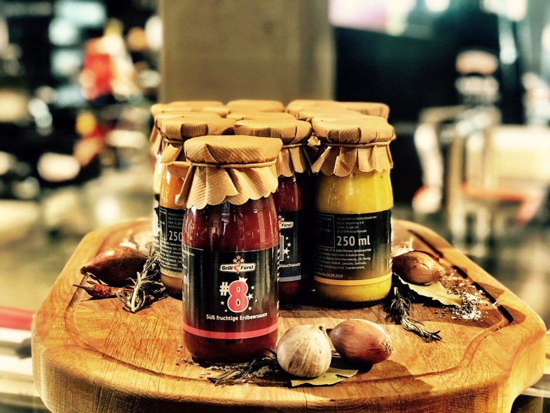 Grillfürst BBQ Sauce No. #8, die süße fruchtige Erdbeersauce