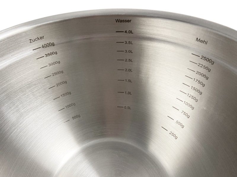 Grillfürst BBQ 3er Edelstahlschüssel Set mit Glasdeckel