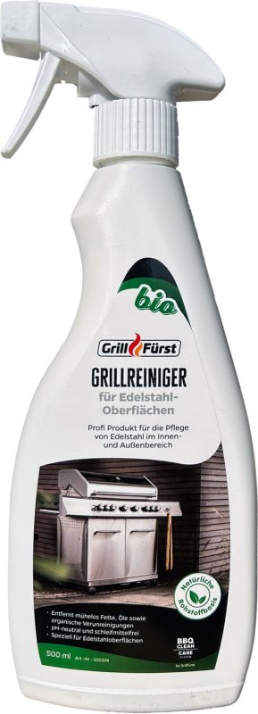 Grillfürst BIO Grillreiniger für Edelstahloberflächen 500ml