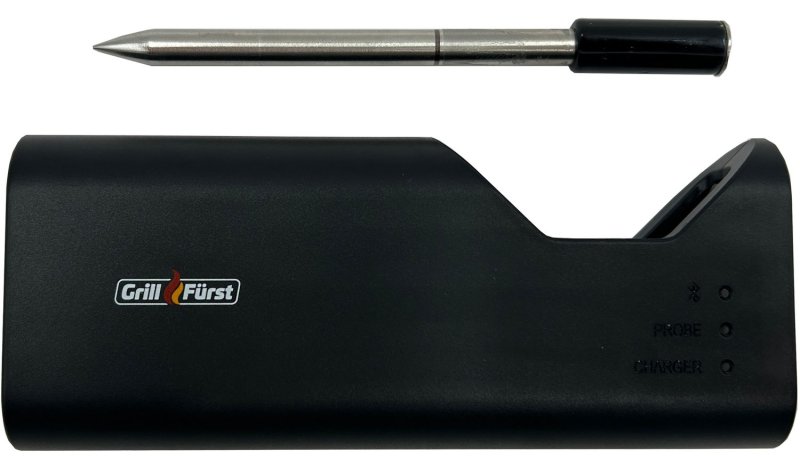 Grillfürst Funk-Thermometer / Grillthermometer - kabellos - mit 4 Bluetooth Temperaturfühlern