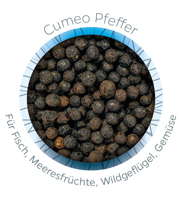 Grillfürst Cumeo Pfeffer - Keramikdose 45g - Inkl. Grillfürst Gewürzmühle