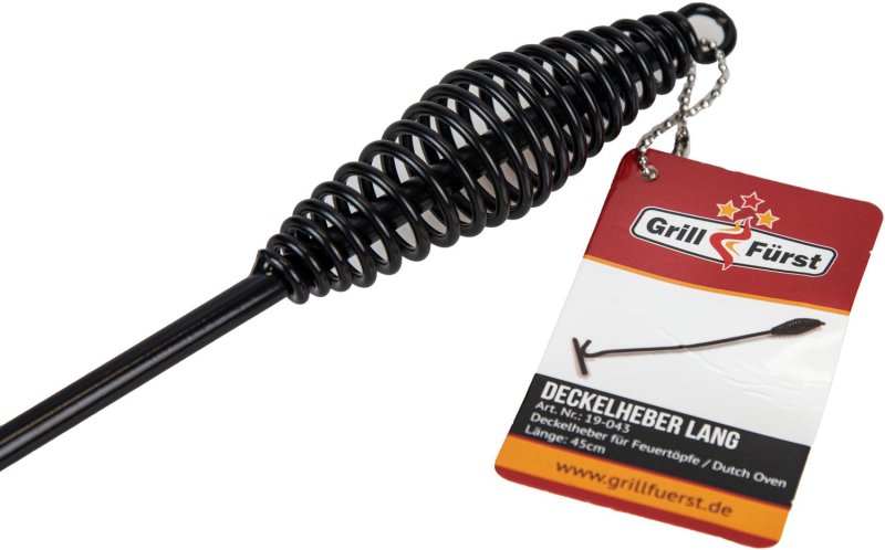 Grillfürst Deckelheber für Dutch Oven XXL 45 cm - einsetzbar für Petromax, Lodge, Camp Chef und weitere Hersteller
