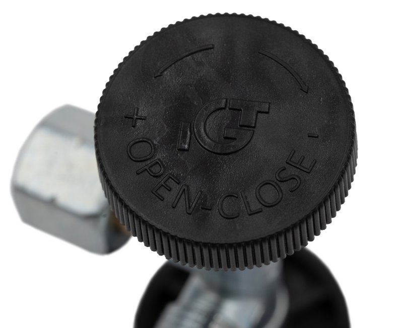 Grillfürst Doppelventil zur Nutzung von 2 Geräten an einer Gasflasche / Flasche (KLF) x 1/4"