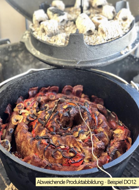 Grillfürst Dutch Oven BBQ Edition DO28 - inkl. Dutch Oven Fibel/Fibel XXL/Fibel XXL 2 und Winterrezepte