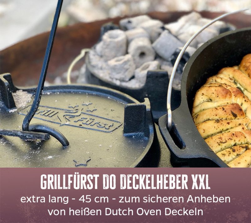 Grillfürst Dutch Oven BBQ Edition DO4 - X-DEAL inkl. Starterset Zubehör