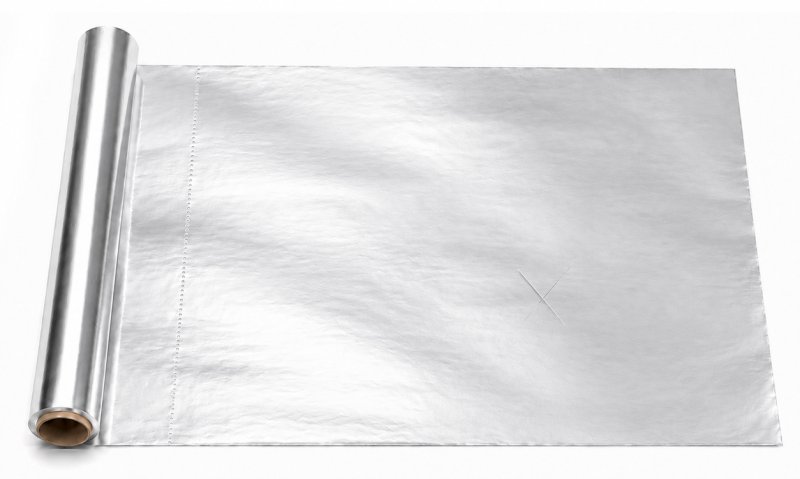Grillfürst Easy Clean Alu-Einleger für die Fettwanne des Rösle Videro G4, Grillfürst G520 / P530 - 20 Stk., je 45,5 x 66 cm auf 13,2 Meter Rolle