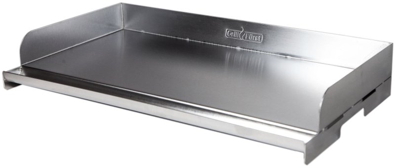 Grillfürst XL Edelstahl Plancha / Grillplatte / Teppanyaki Pfanne - 50 x 28 cm