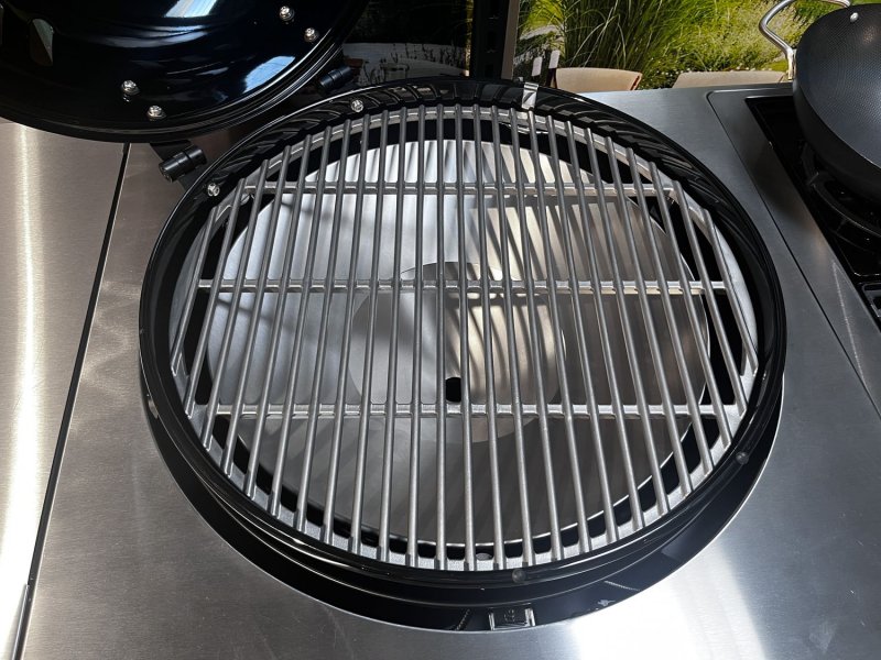 Grillfürst Edelstahlguss Grillrost Ø 54,5 cm für Kugelgrills - für alle 57 cm Kugelgrills von Outdoorchef, Weber und Napoleon