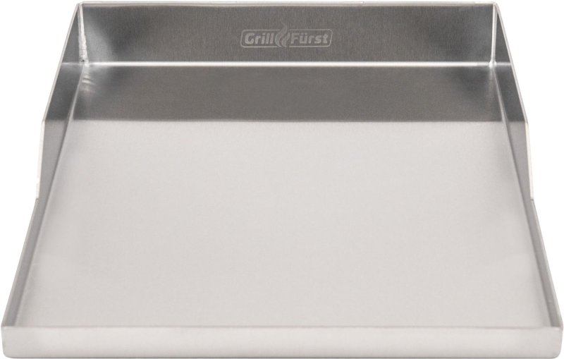 Grillfürst Edelstahl Plancha 43,5 x 39 cm für HEAT-X / QUBE