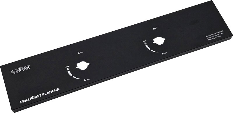 Grillfürst Ersatzteil: Bedienblende - Plancha Grill v2