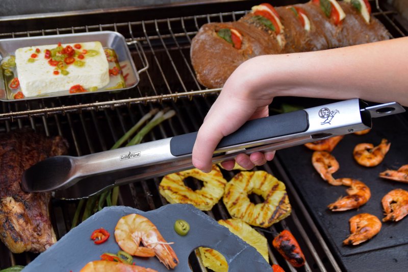 Grillfürst Premium Grillbesteck Set mit Grillzange, -Wender und -Gabel - 1. FC Köln Edition