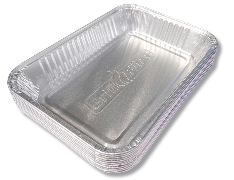 Grillfürst Fettauffangschale / Aluschale für Grillfürst Gasgrills, Broil King Baron, Rösle Videro, Weber Spirit und Weber Genesis - 10 Stk.