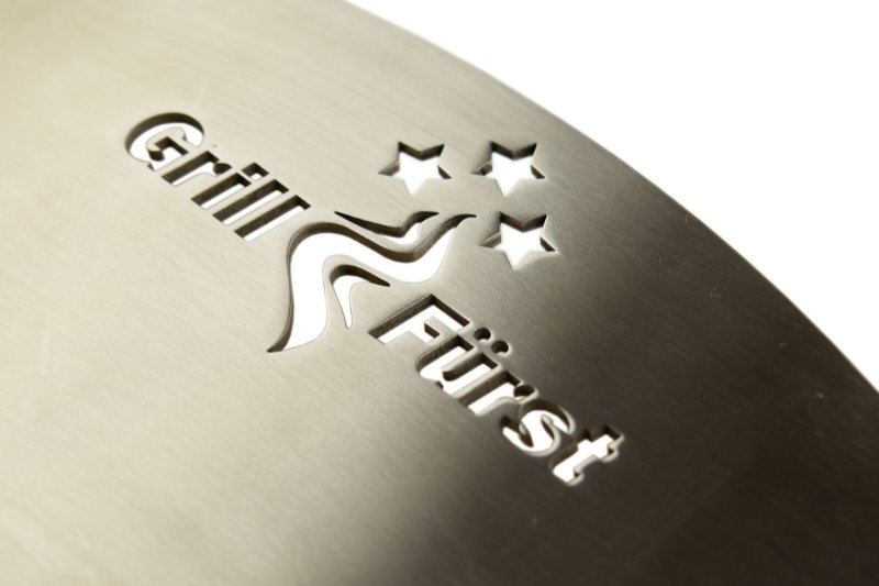 Grillfürst Feuerplatte aus Edelstahl für 57cm Kugelgrills - Durchmesser 54,5 cm