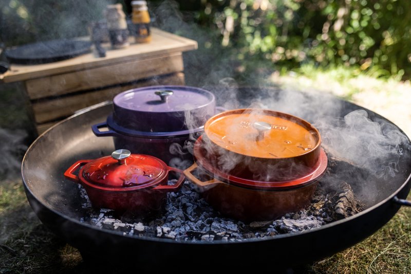 Grillfürst Feuerschale 120 cm aus Stahl