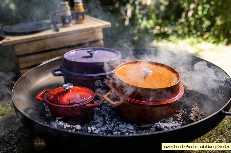 Grillfürst Feuerschale 80 cm aus Stahl