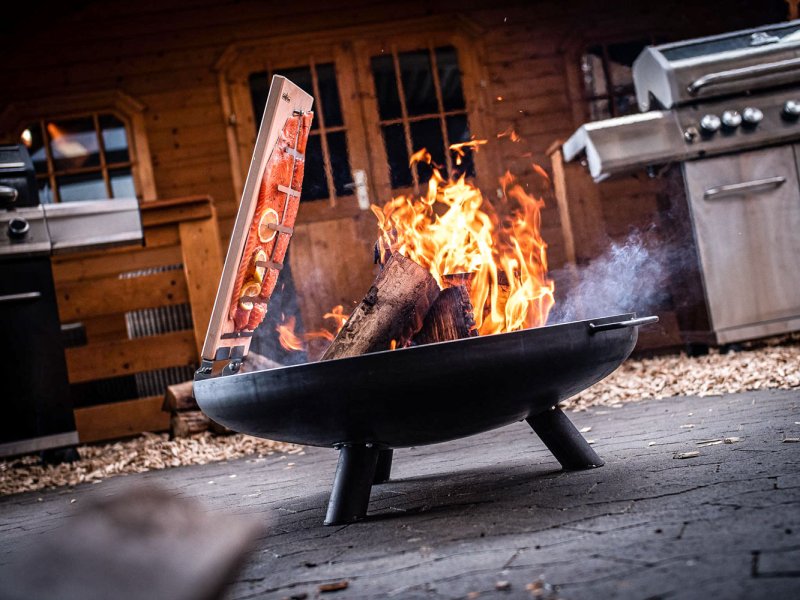 Grillfürst Feuerschale 80 cm aus Stahl