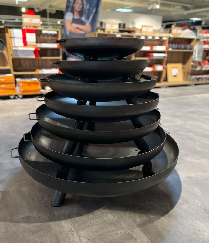 Grillfürst Feuerschale 80 cm aus Stahl