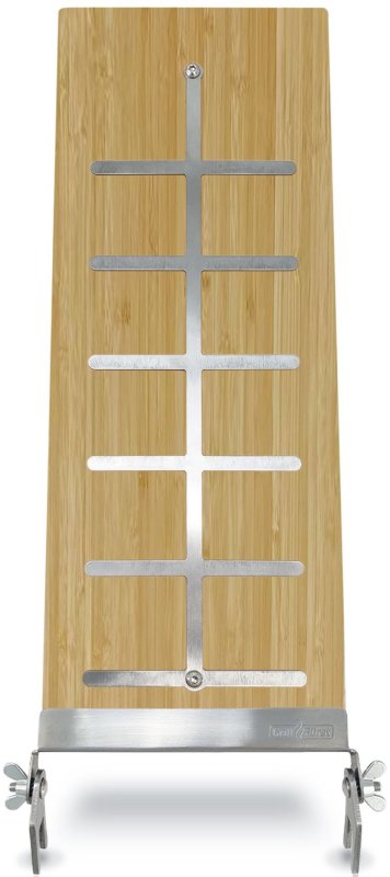 Grillfürst Flammlachsbrett Bambus - 190 mm - Schraub-Variante