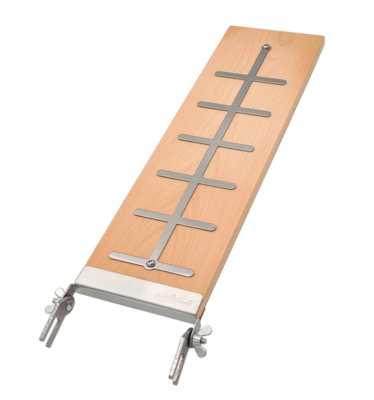 Grillfürst Flammlachsbrett Buche 14 x 50 cm Schraub-Variante