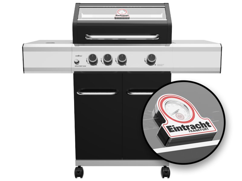 Grillfürst G310E 3-Brenner Gasgrill - Eintracht Frankfurt Edition