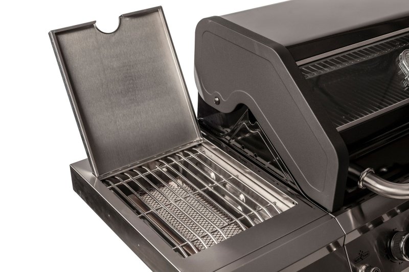 Grillfürst G620E 6-Brenner Gasgrill mit Hochtemperaturbrenner, Heckbrenner und Edelstahl Rosten