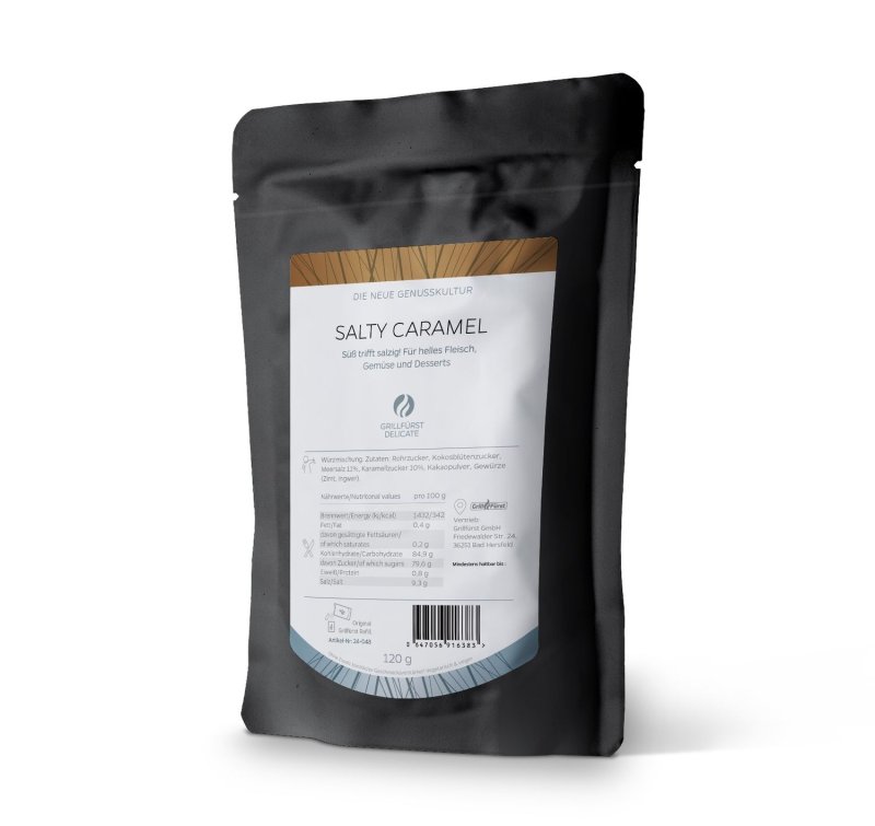 Grillfürst Salty Caramel - Gewürzmischung - Nachfüllbeutel 120g