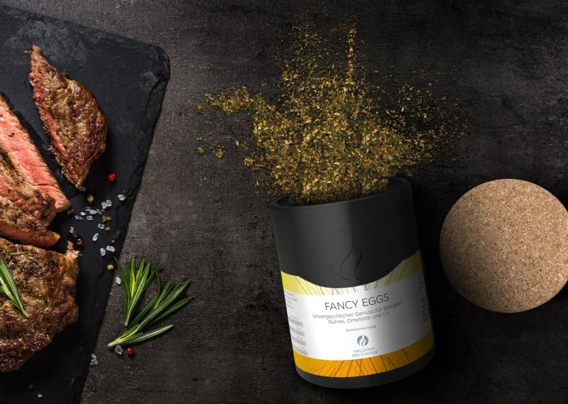 Grillfürst Fancy Eggs - Gewürzmischung - Keramikdose 120g
