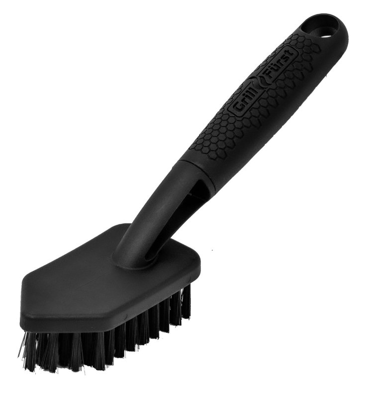Grillfürst Grillbürste - kleine Eck-Bürste für Garkammer / Deckel