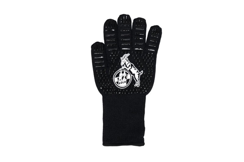 Grillfürst Grillhandschuh Silikon / Aramid (L-XL) - 1. FC Köln Edition - 1 Stück