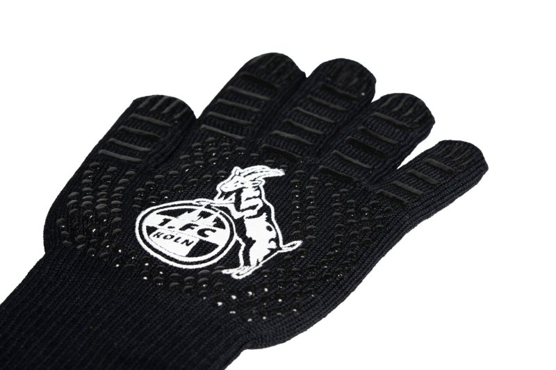 Grillfürst Grillhandschuh Silikon / Aramid (L-XL) - 1. FC Köln Edition - 1 Stück