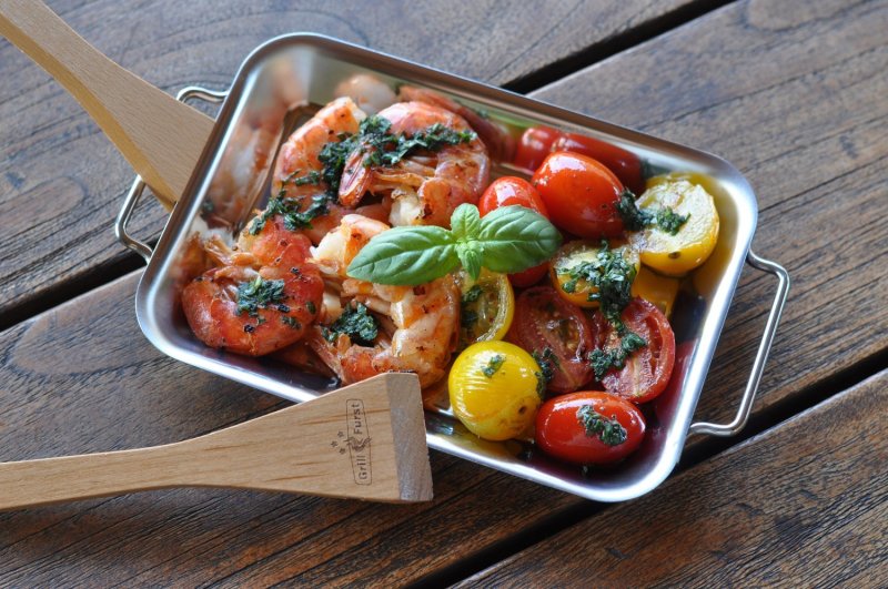 Grillfürst Grillpfännchen 2er Set mit Schabern