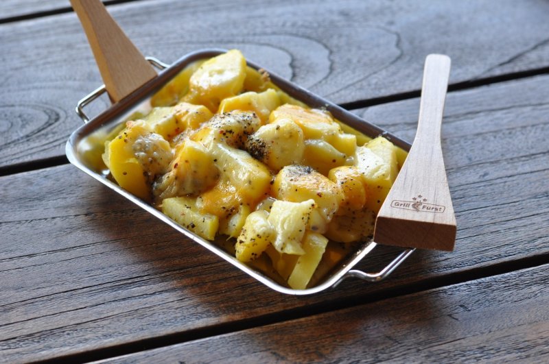 Grillfürst Grillpfännchen 2er Set mit Schabern